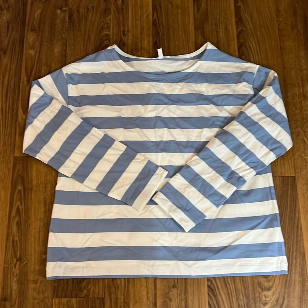 Maurice’s Blue Stripe Shirt Size M